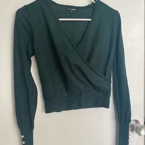 Hunter Green Blouse-XS